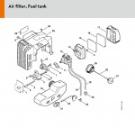 Stihl HS 76 Hedgetrimmers Spare Parts